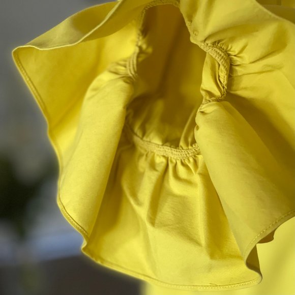 NWT Lafayette 148 Ruffle Sleeve Knee-length Dress - Picture 10 of 15